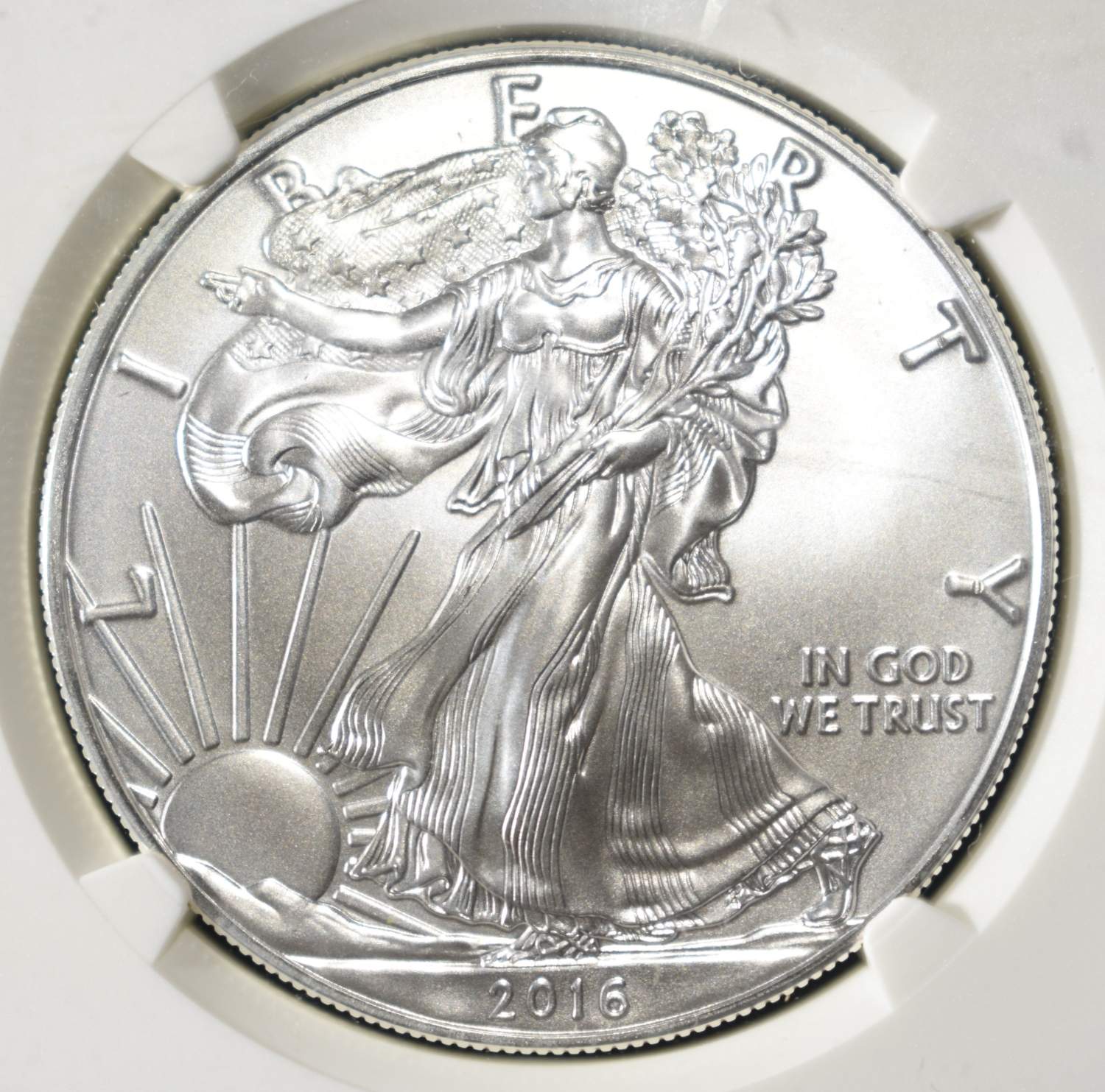 2016 AMERICAN SILVER EAGLE NGC MS69