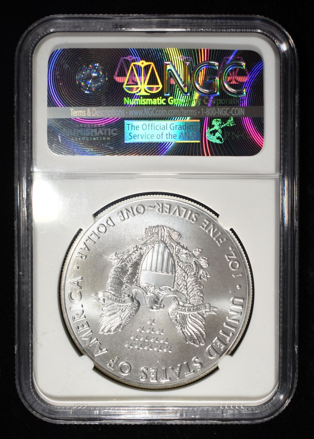 2016 AMERICAN SILVER EAGLE NGC MS69