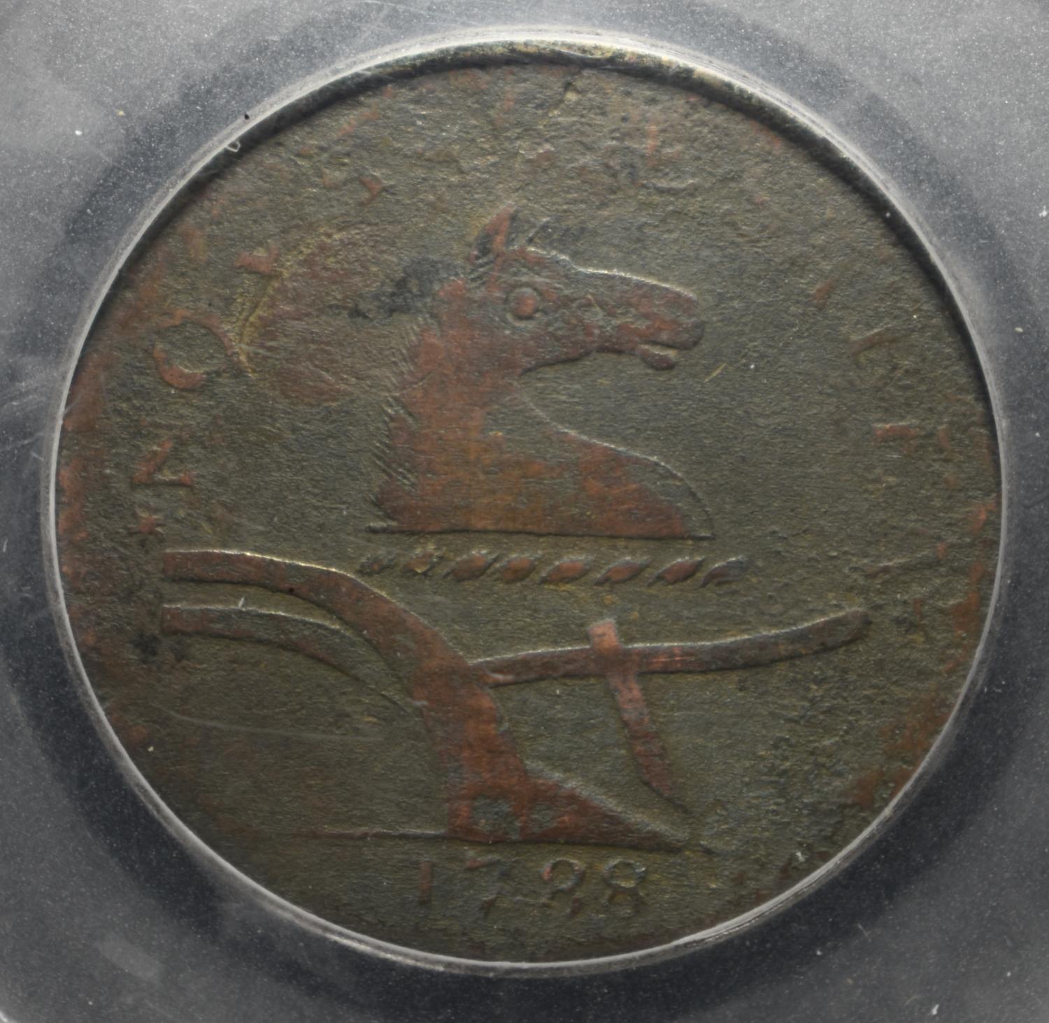 1788 NJ COLONIAL MARIS SEGS VF