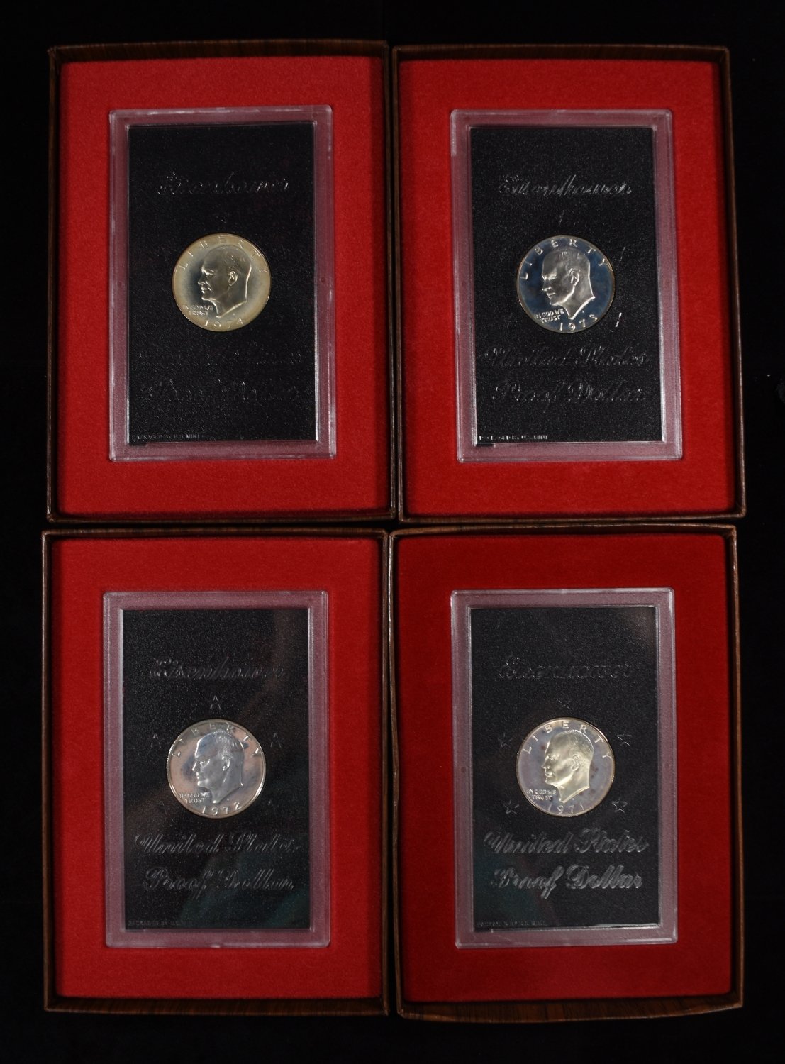 1971-1974 EISENHOWER SILVER $1 BROWN PACKAGING