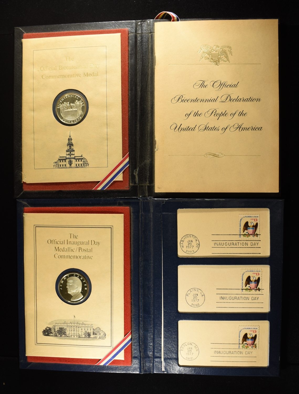 JIMMY CARTER & BICENTENNIAL DAY COMMEM MEDALS
