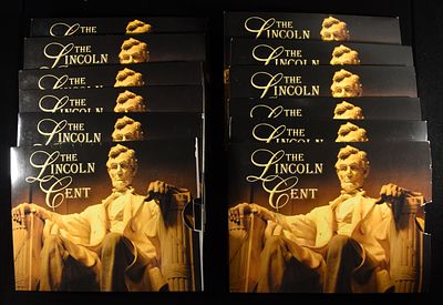(12) 2009 THE LINCOLN CENT ISSUE #3. BID WITH SILVER CITY AUCTIONS ESTIMATE $80 - $120.