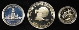 1976 SILVER 3 COIN PROOF SET. CHECK OUT OUR UPCOMING AUCTIONS ESTIMATE $75 - $100.Image - 2