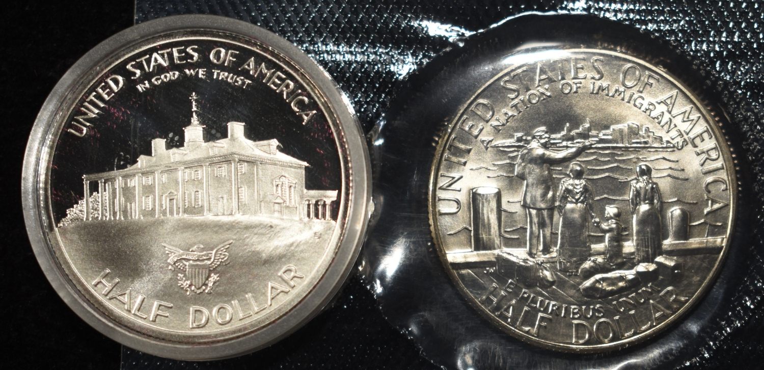 1982-S & 1986-D COMMEM HALF DOLLARS