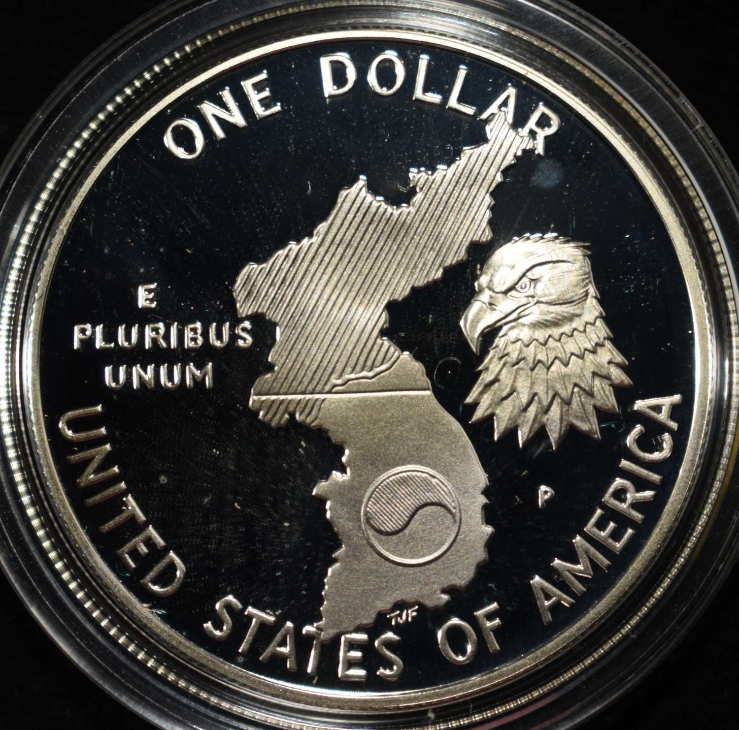 1991-P $1 COMMEM KOREAN WAR MEMORIAL