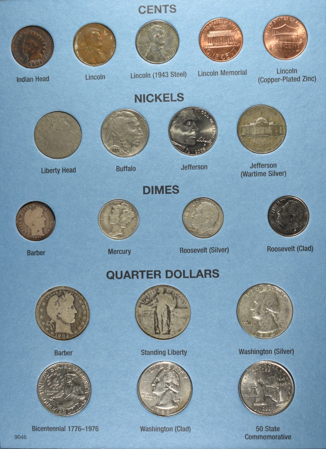 20TH CENTURY TYPE COINS COLLECTION