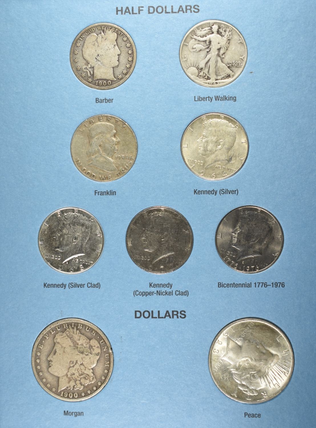 20TH CENTURY TYPE COINS COLLECTION
