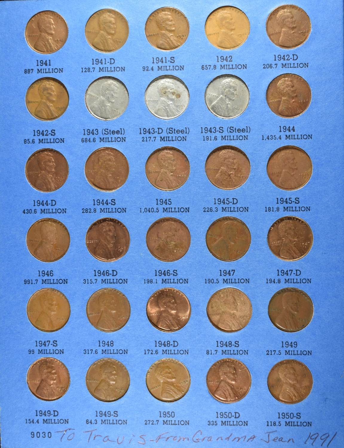 (4) LINCOLN CENT COLLECTIONS