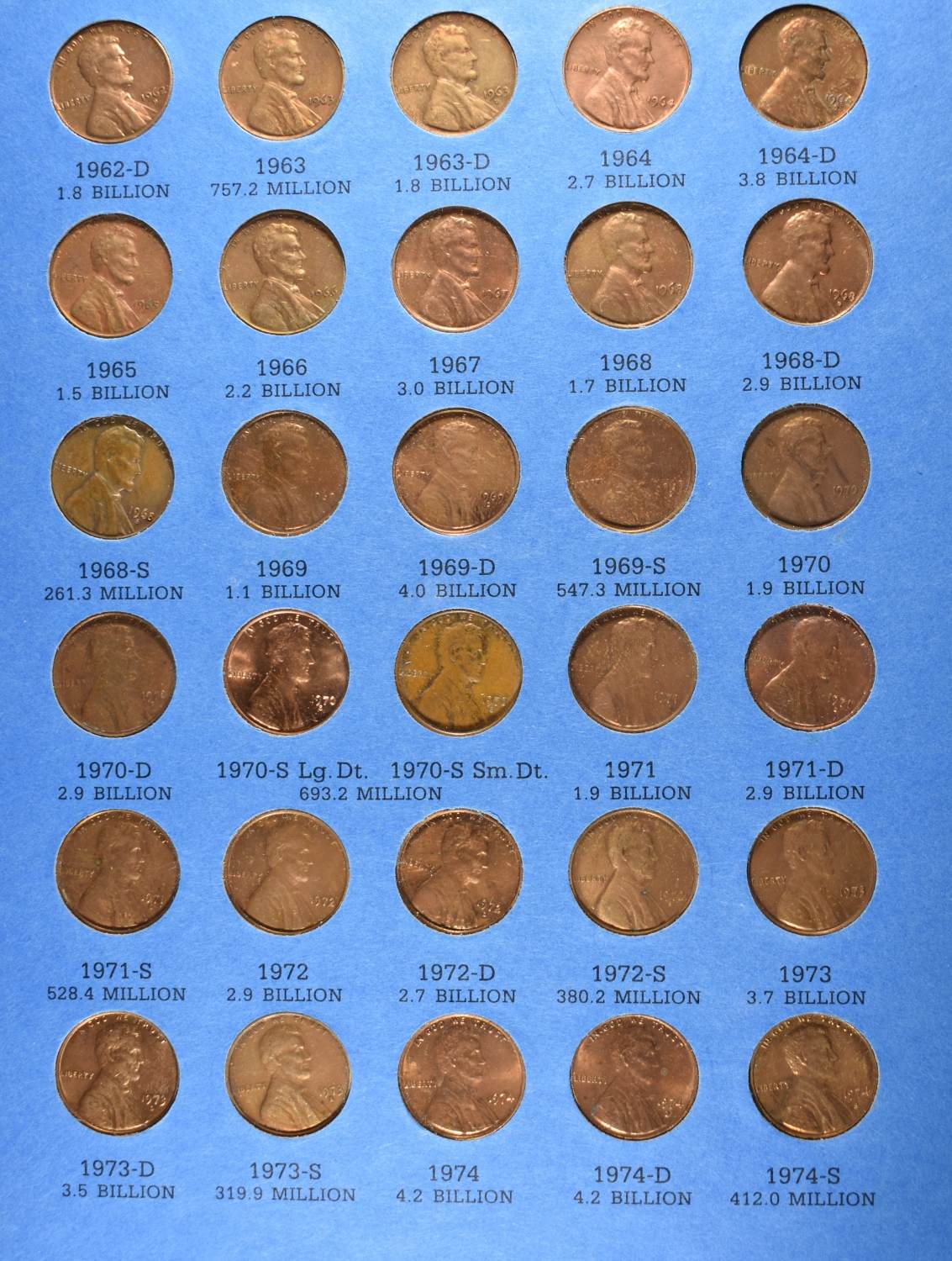 (4) LINCOLN CENT COLLECTIONS