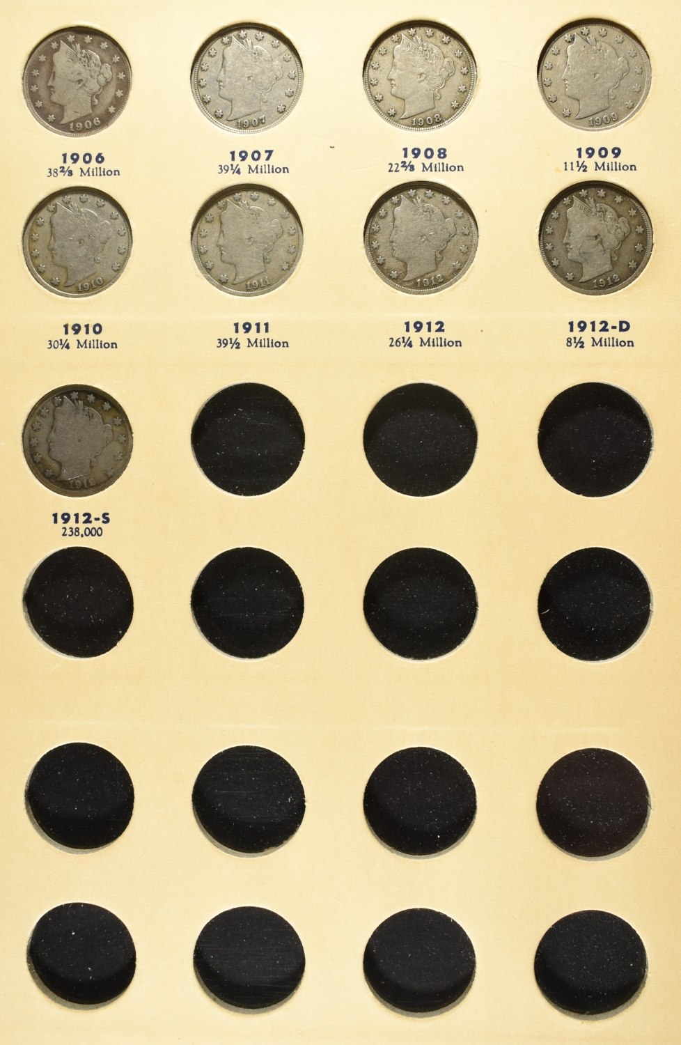 LIBERTY HEAD NICKELS COLLECTION
