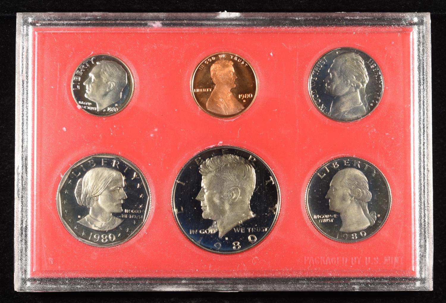 1980-89 US PROOF SETS