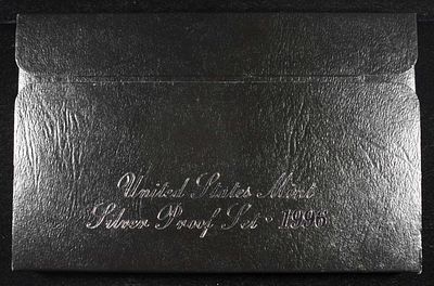 1996 SILVER PROOF SET. BID WITH SILVER CITY AUCTIONS ESTIMATE $75 - $100.