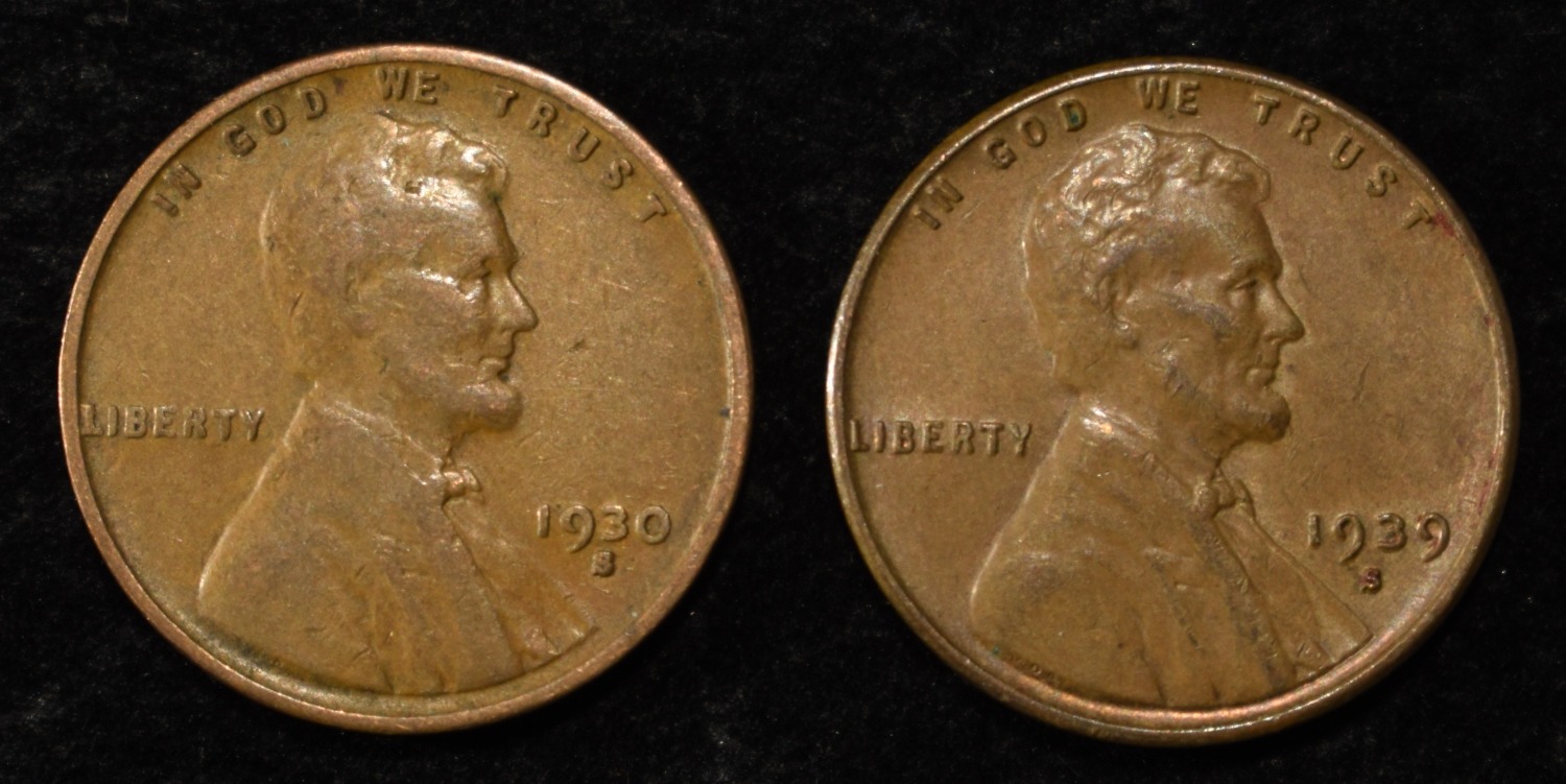 200 "S" MINT WHEAT CENTS