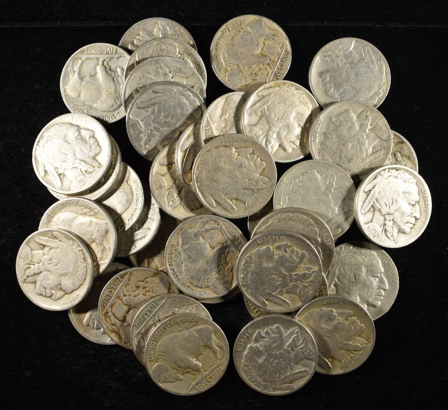 41 PARTIAL DATE BUFFALO NICKELS