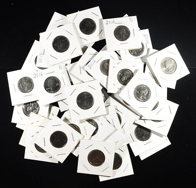 (40) 2016-S WASHINGTON SHAWNEE QUARTERS PROOF. TOP RATED AUCTION HOUSE ESTIMATE $75 - $100.