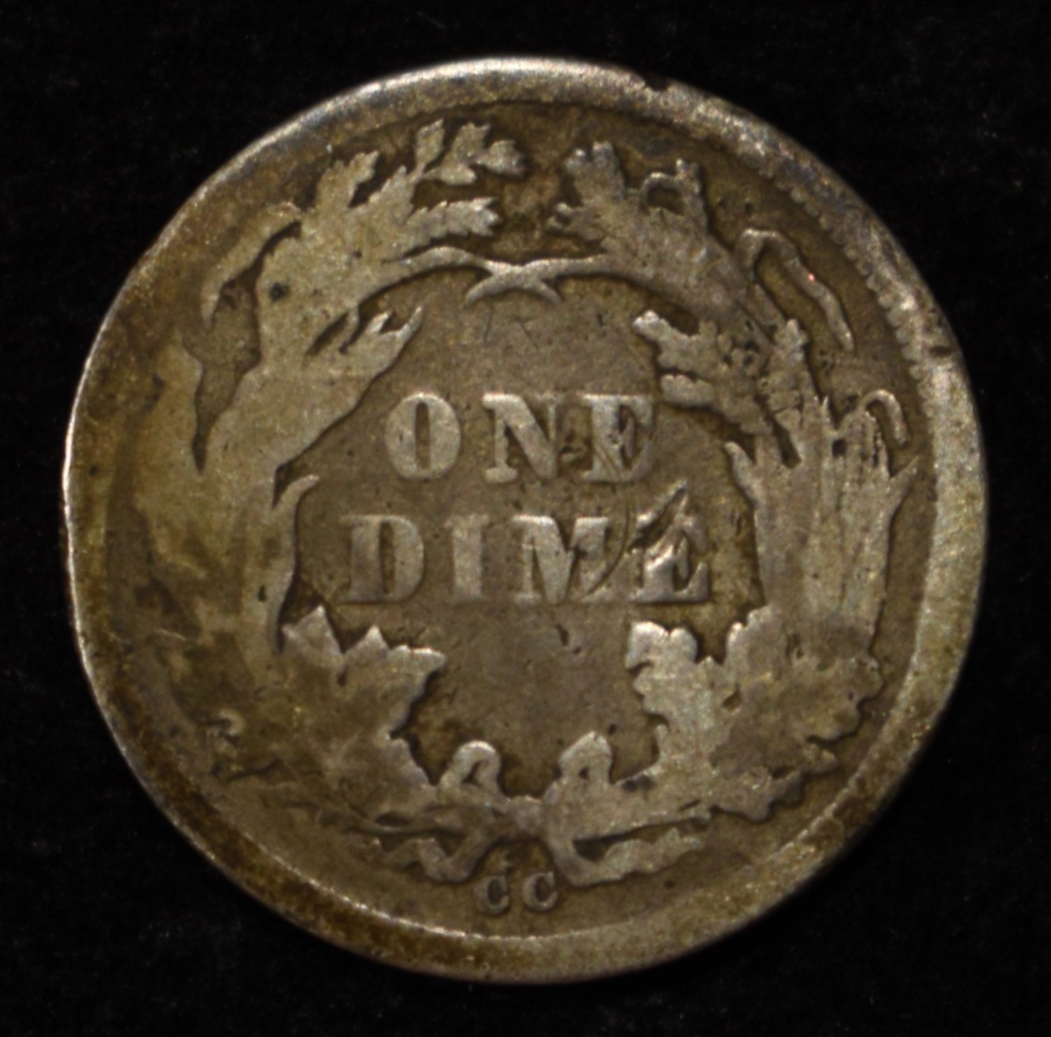 1876-CC LIBERTY SEATED DIME