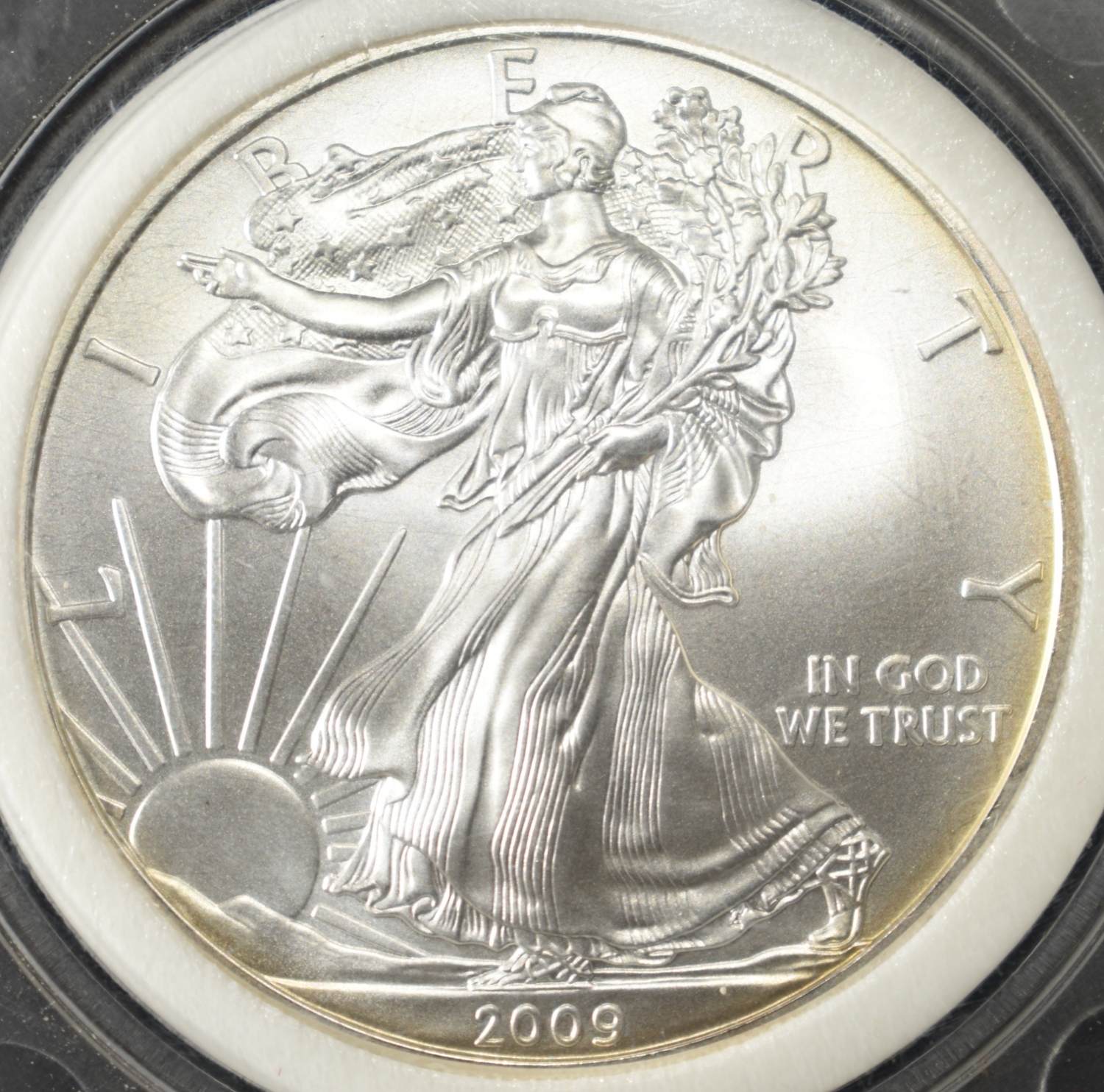 2009 AMERICAN SILVER EAGLE NAC PERFECT GEM BU
