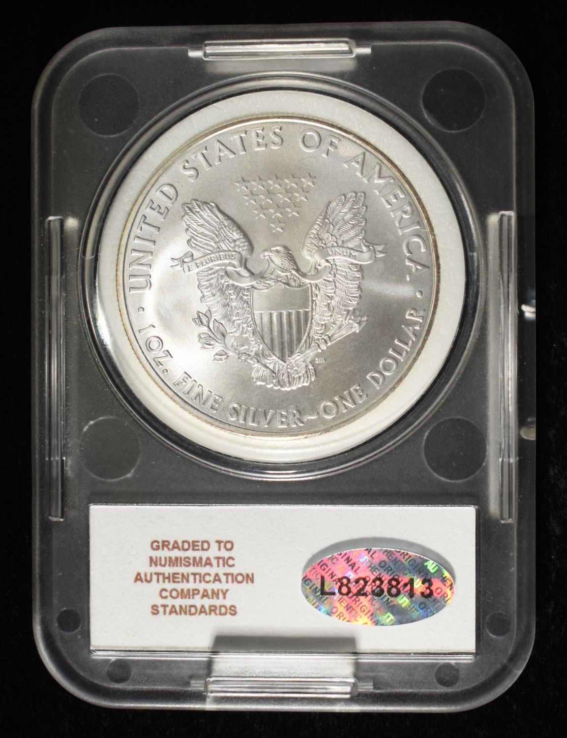 2009 AMERICAN SILVER EAGLE NAC PERFECT GEM BU