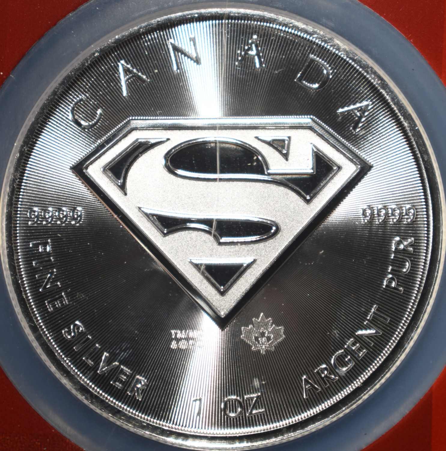 2016 1 OZ SILVER CANADA SUPERMAN NGC MS-69