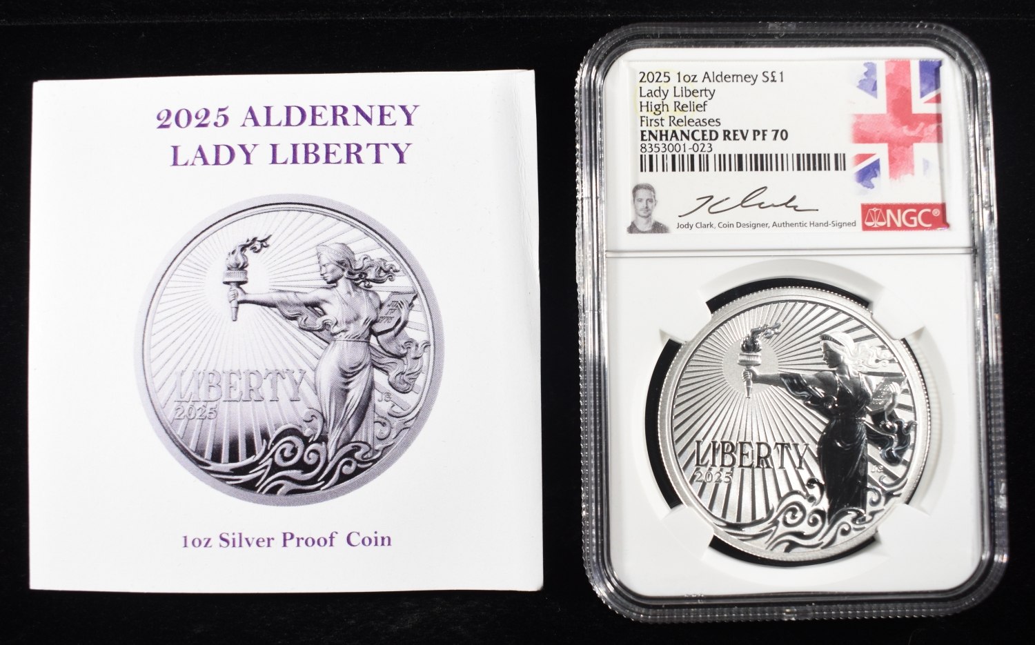 2025 LADY LIBERTY 1 OZ .999 SILVER NGC REV PF70