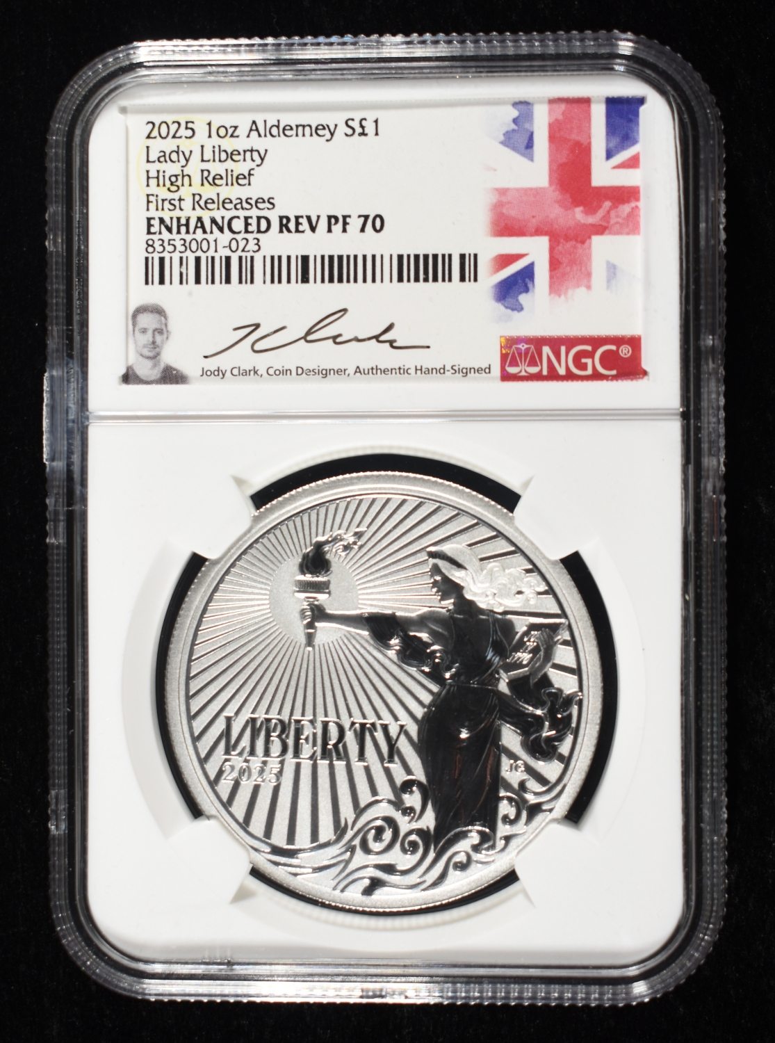 2025 LADY LIBERTY 1 OZ .999 SILVER NGC REV PF70