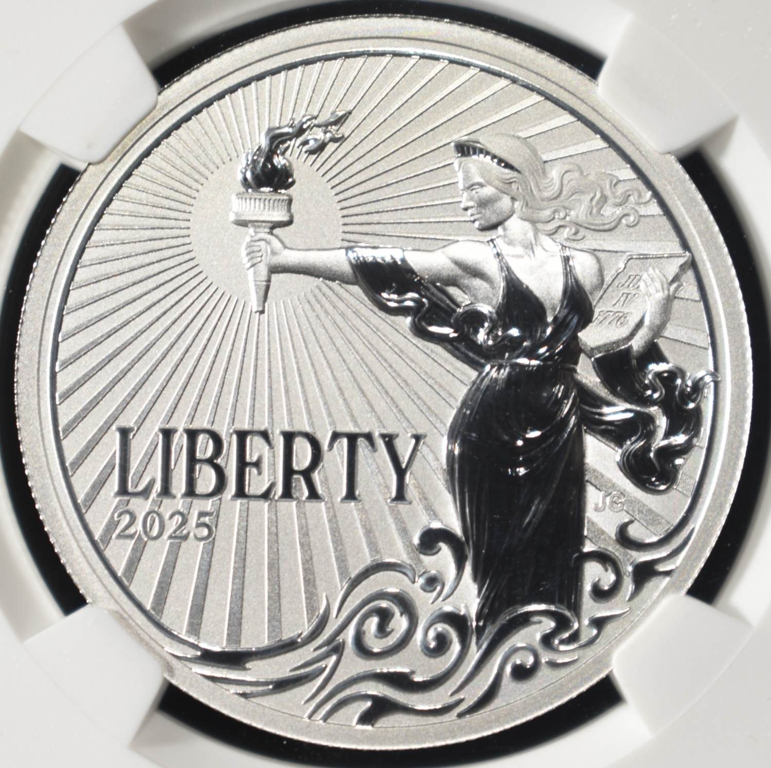 2025 LADY LIBERTY 1 OZ .999 SILVER NGC REV PF70