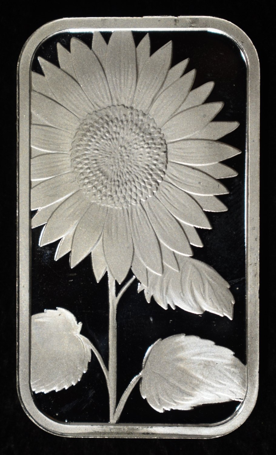 SUNFLOWER 1 OZ .999 SILVER BAR