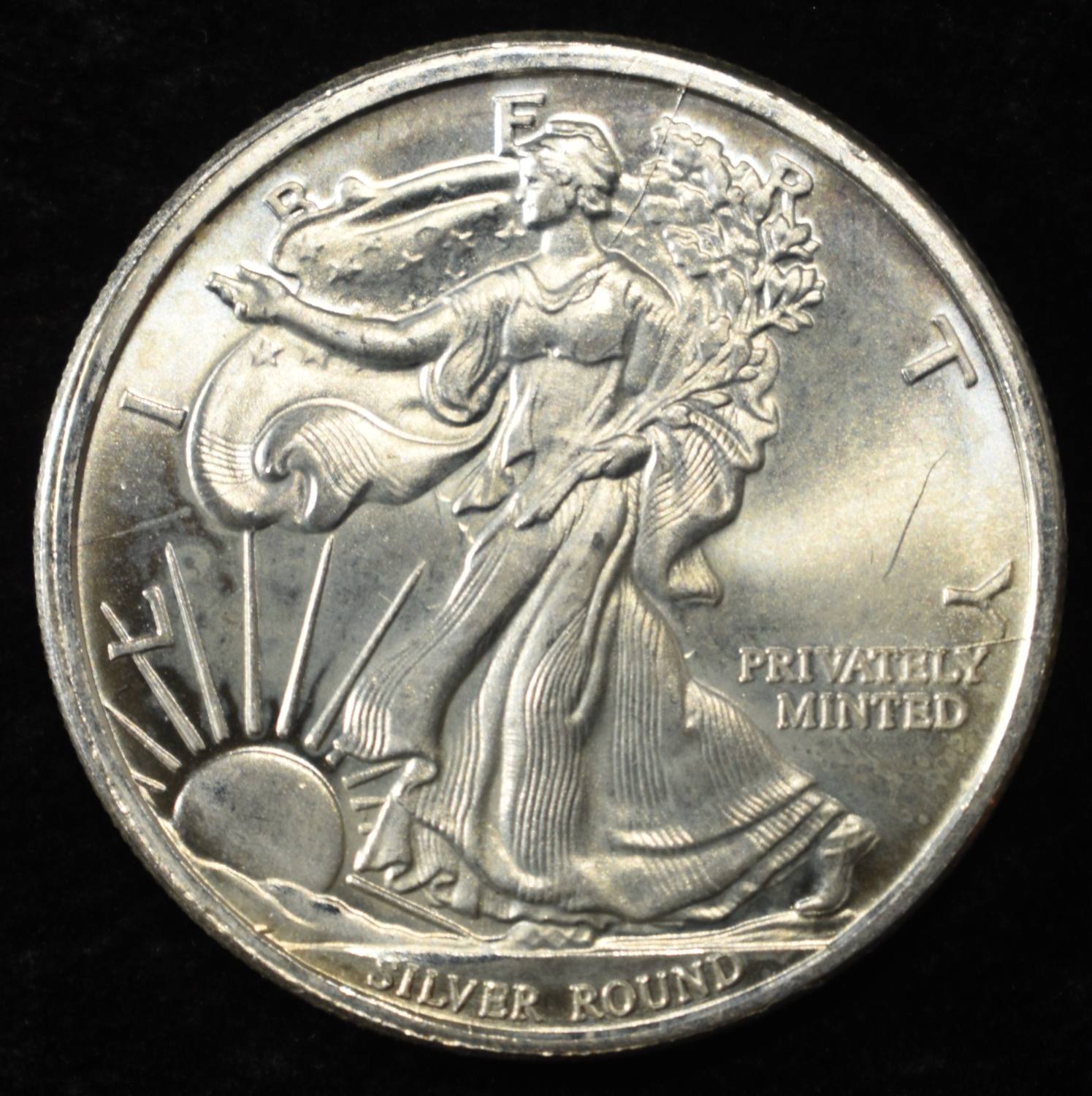 1/2 OZ .999 SILVER ROUND