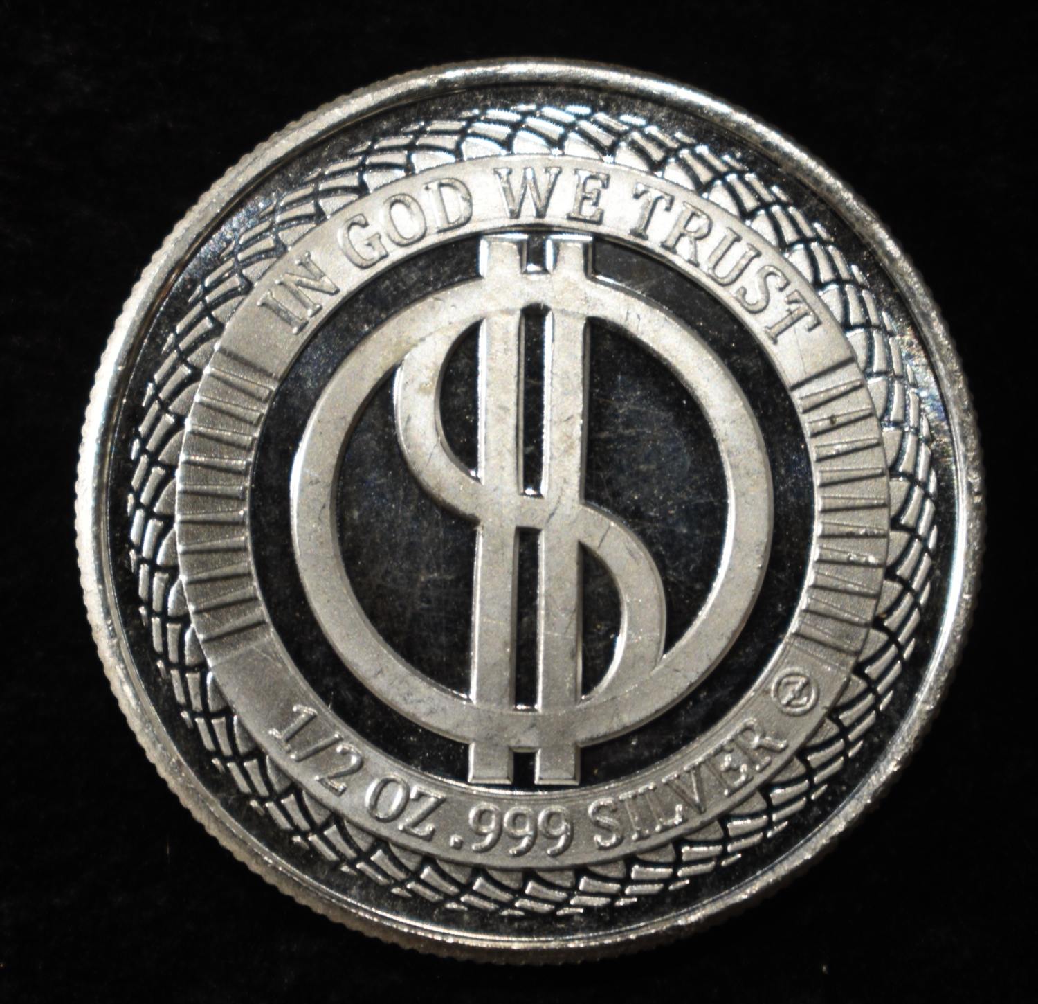 IN GOD WE TRUST 1/2 OZ .999 SILVER ROUND