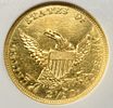 1839-C CLASSIC HEAD $2.5 GOLD PCI BU. CHECK OUT OUR UPCOMING AUCTIONS ESTIMATE $33500 - $40500.Image - 2