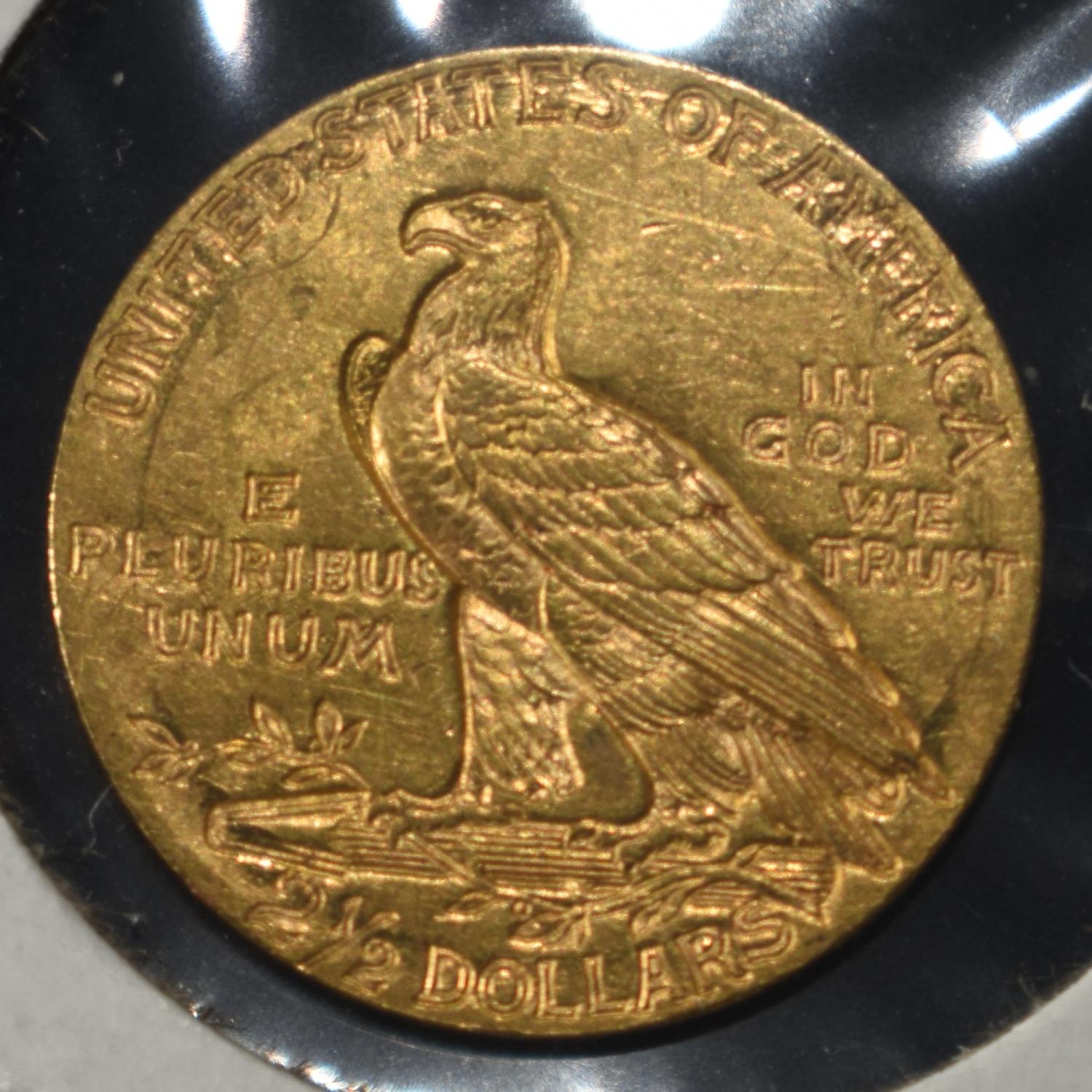 1929 $2.50 INDIAN GOLD CH BU