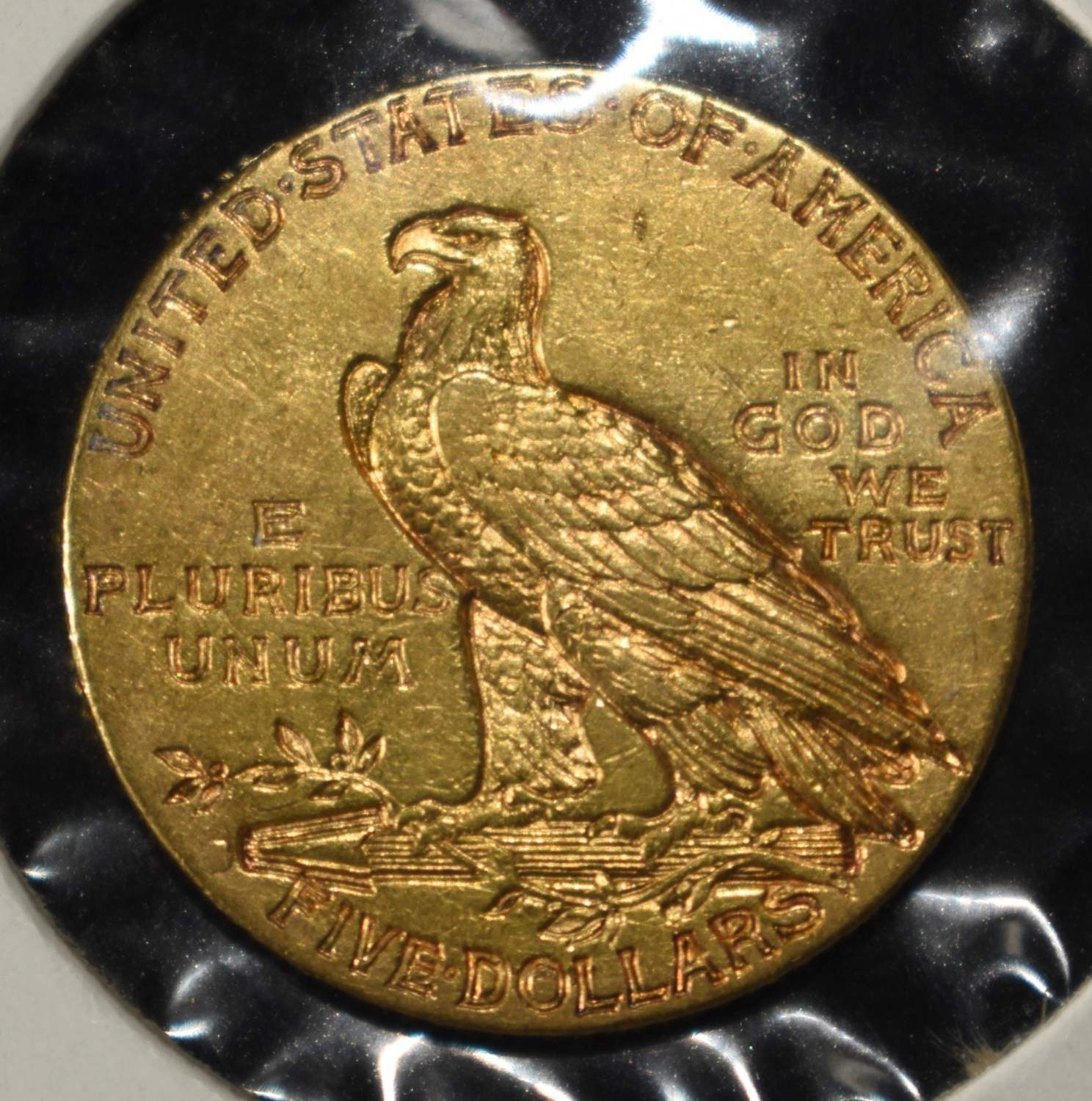 1914-S $5 INDIAN GOLD BU