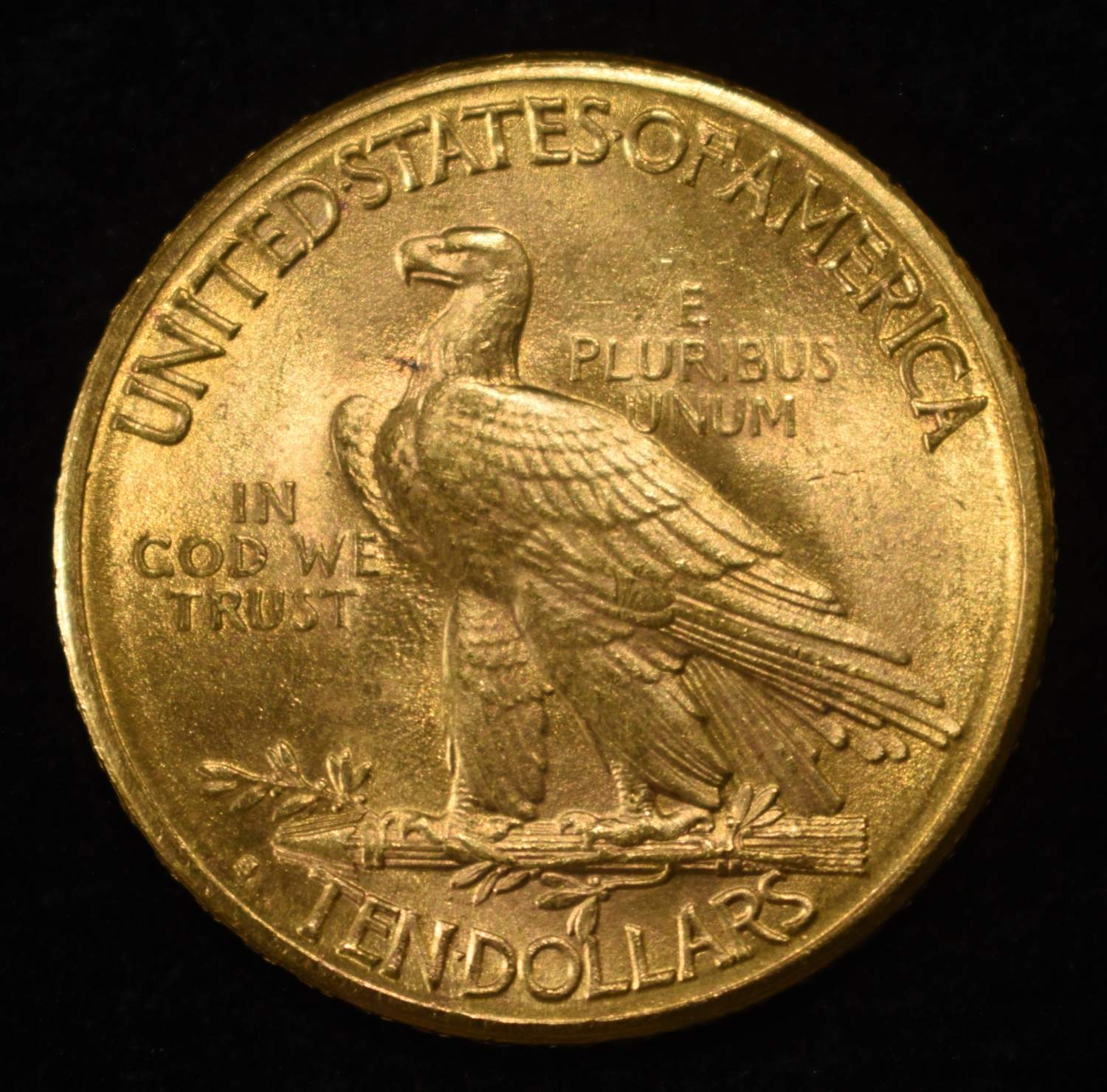 1912-S $10 INDIAN GOLD VERY CHOICE BU