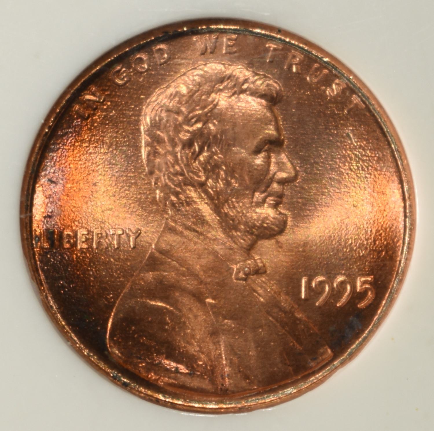 1995 MEMORIAL CENT NGC DD MS67 RD