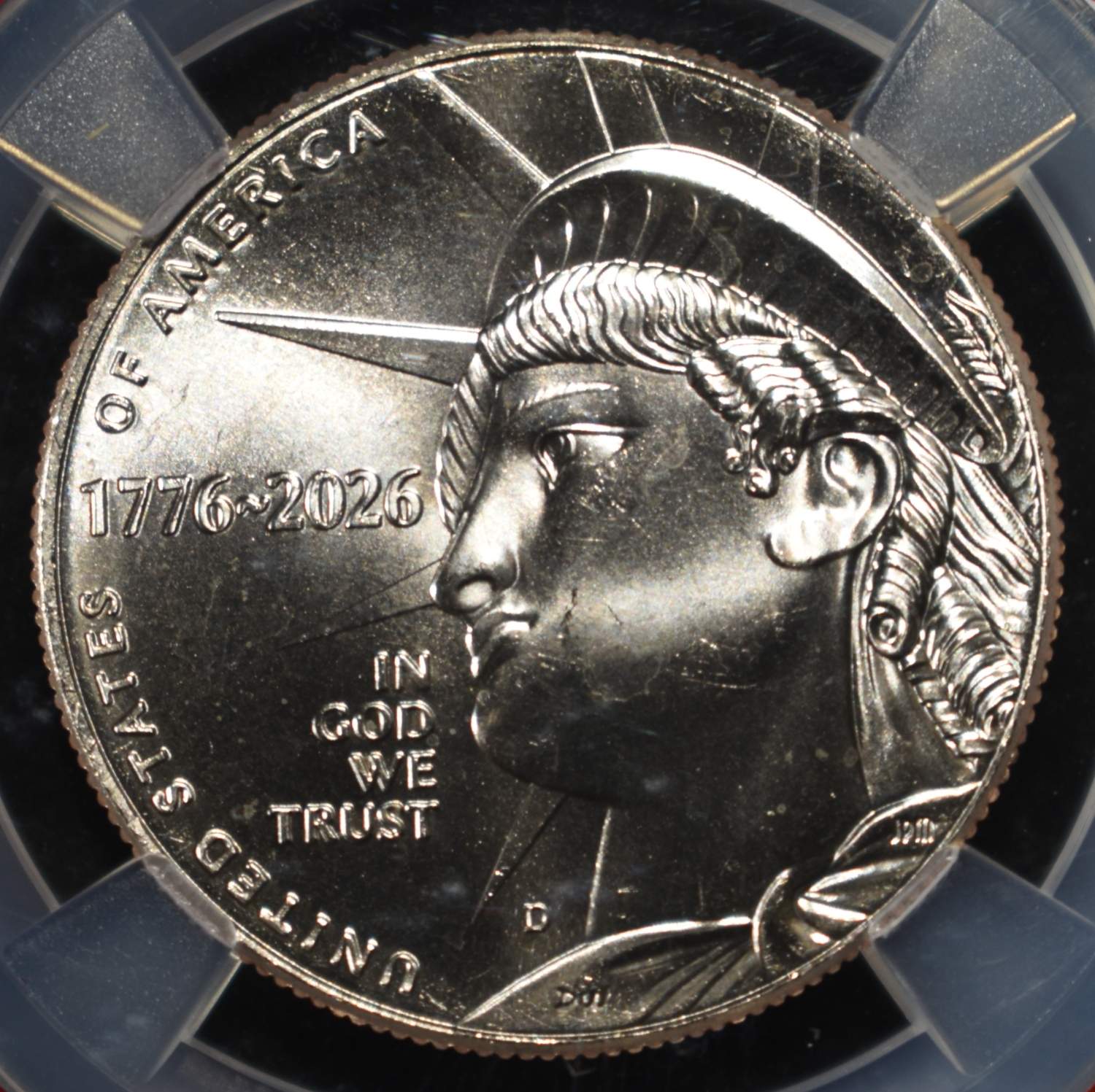 1776-2026-D 50C ENDURING LIBERTY NGC MS66