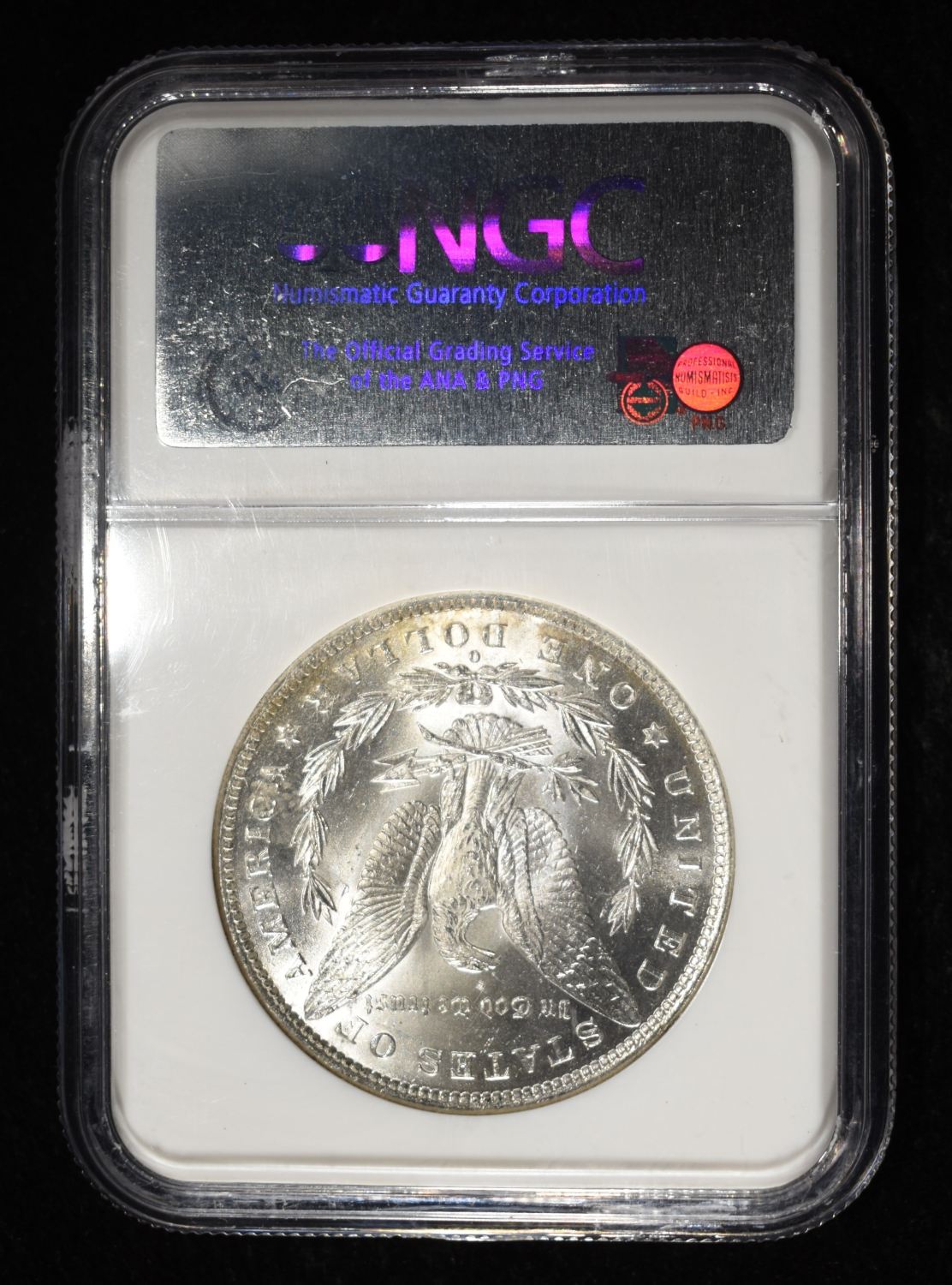 1883-O MORGAN DOLLAR NGC MS63