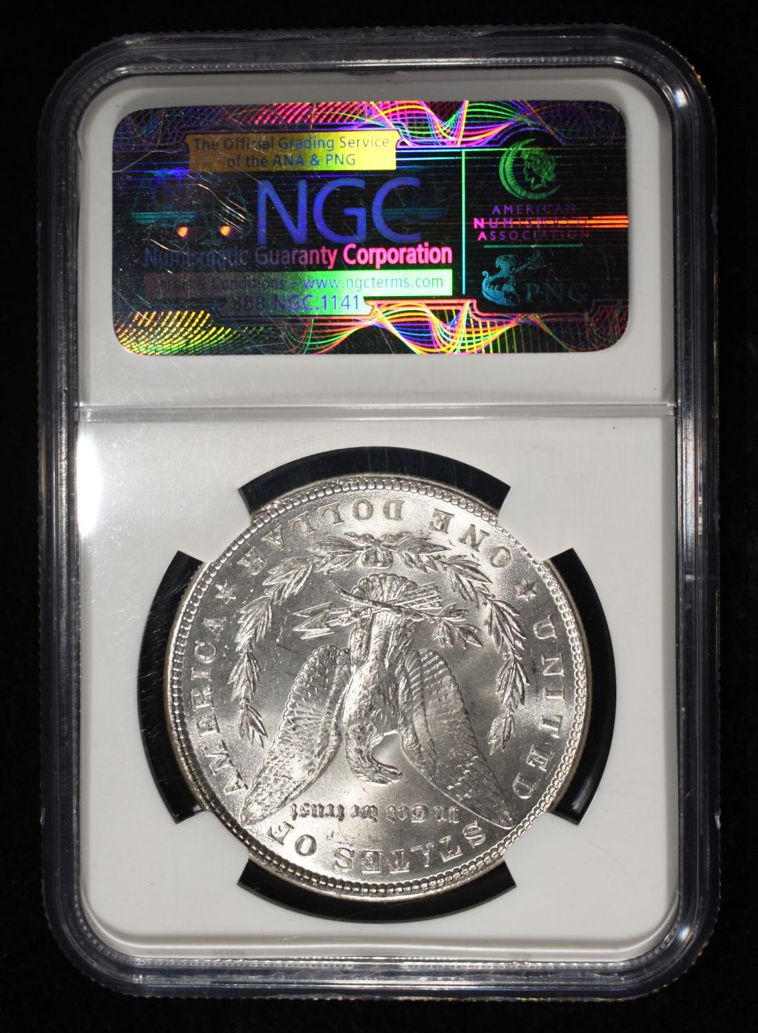 1887 MORGAN DOLLAR NGS MS-63 OLATHE HOARD