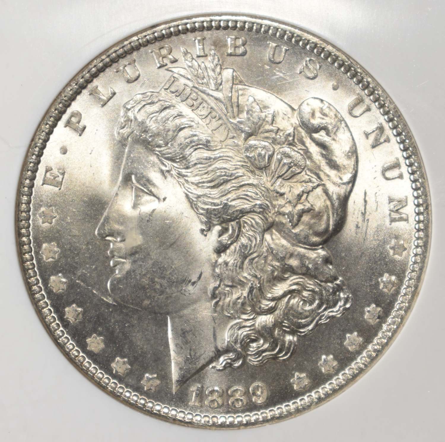 1889 MORGAN DOLLAR NGC MS-64