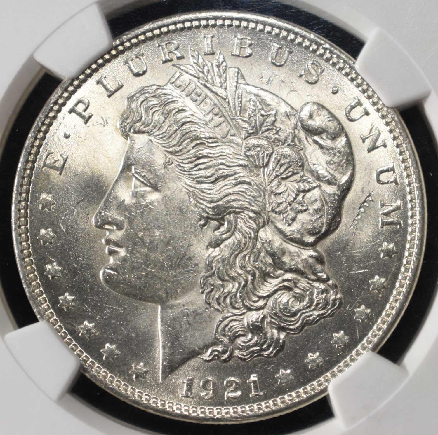 1921 MORGAN DOLLAR NGC MS63