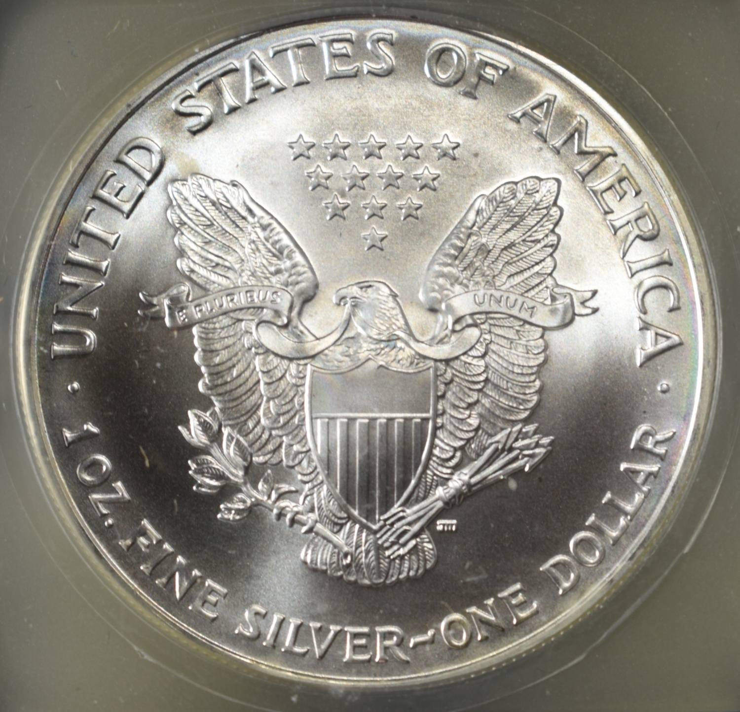 2006 AMERICAN SILVER EAGLE ICG MS69