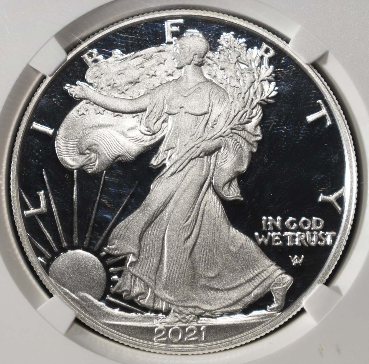 2021-W AMERICAN SILVER EAGLE NGC PF70 ULTRA CAMEO