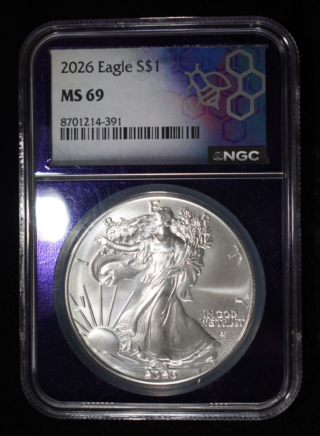 2026 AMERICAN SILVER EAGLE NGC MS69