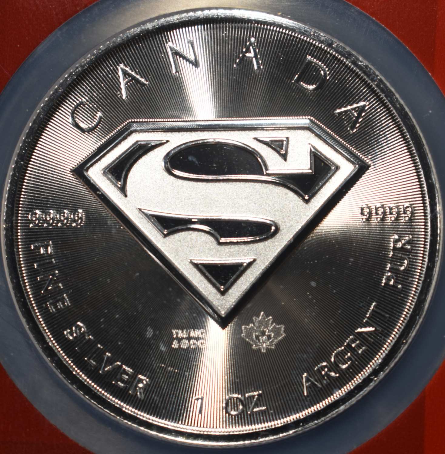 2016 1 OZ SILVER CANADA SUPERMAN NGC MS-69