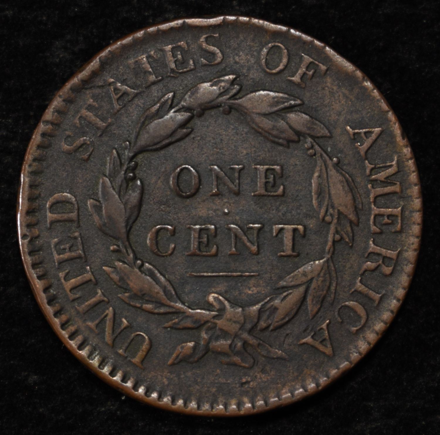 1817 LARGE CENT VF