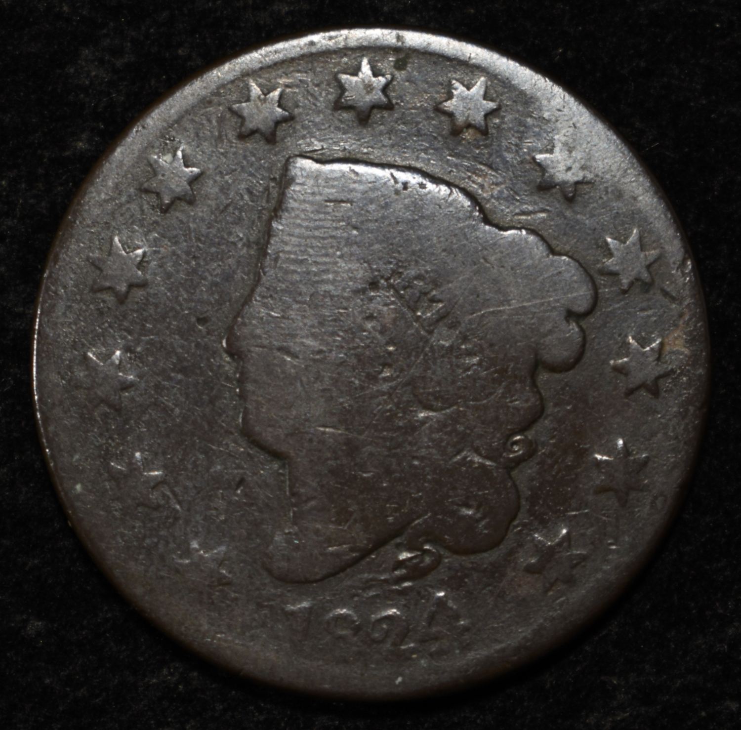 1824 LARGE CENT GOOD