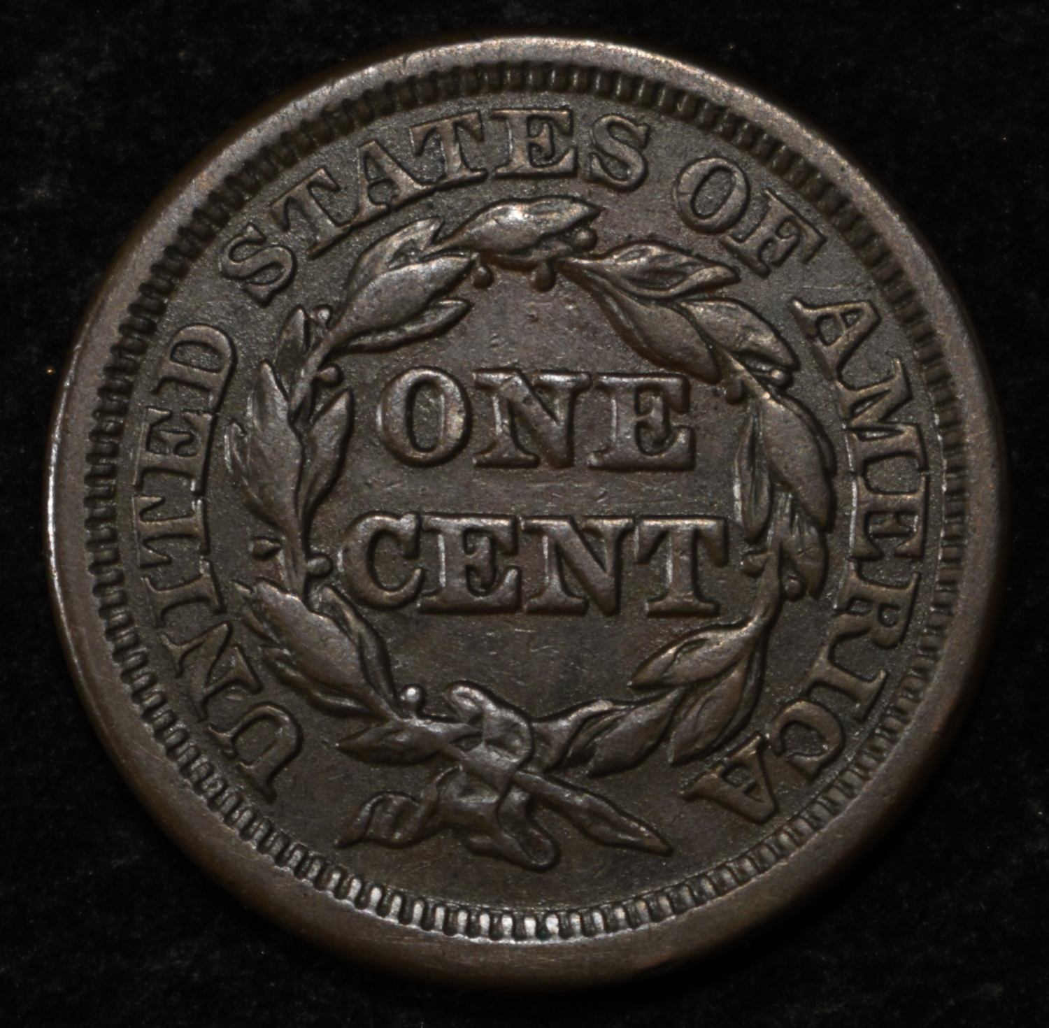 1845 LARGE CENT AU