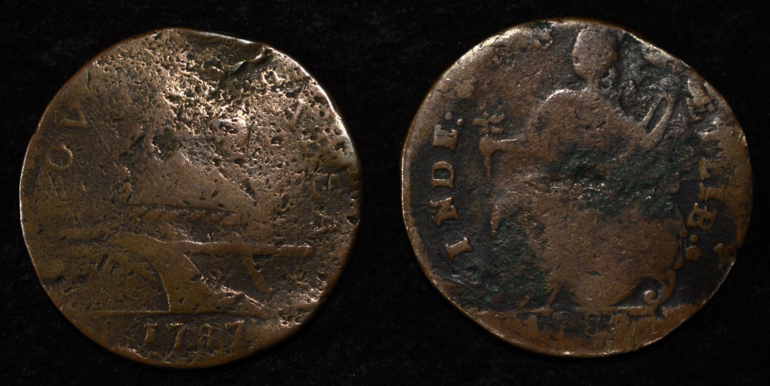 NEW JERSEY & CONNECTICUT COLONIAL COINS