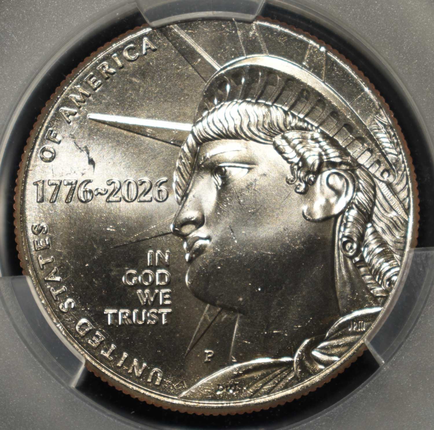 1776-2026-P ENDURING LIBERTY HALF DOLLAR CAC MS-63