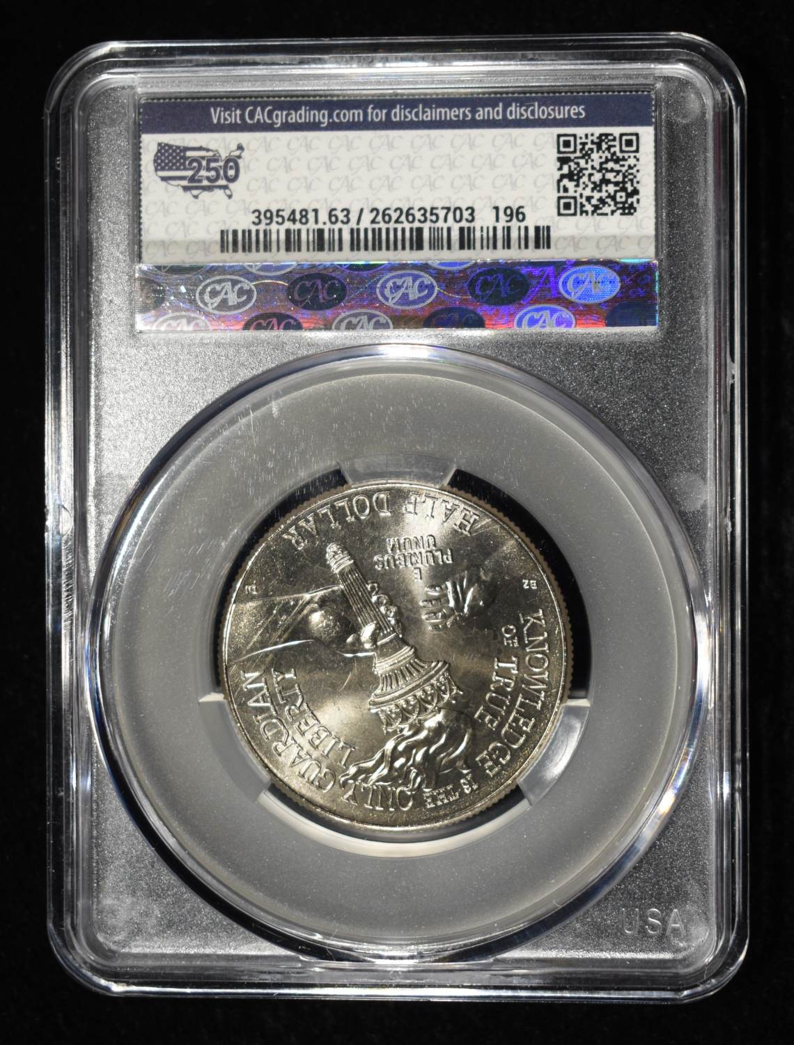 1776-2026-P ENDURING LIBERTY HALF DOLLAR CAC MS-63
