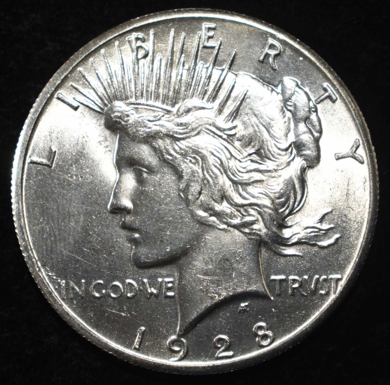 1928 PEACE DOLLAR CH BU